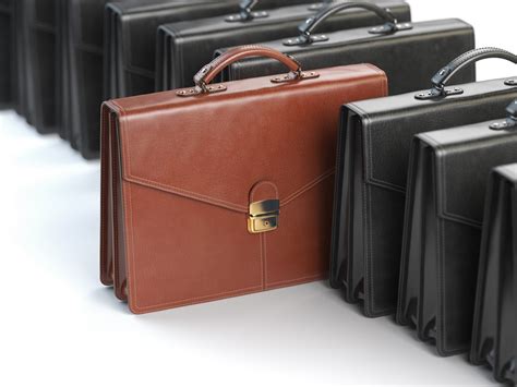 types of briefcases.